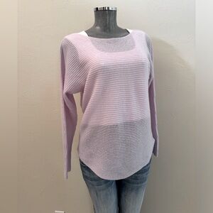 Vince 100% cashmere ribbed boatneck sweater S